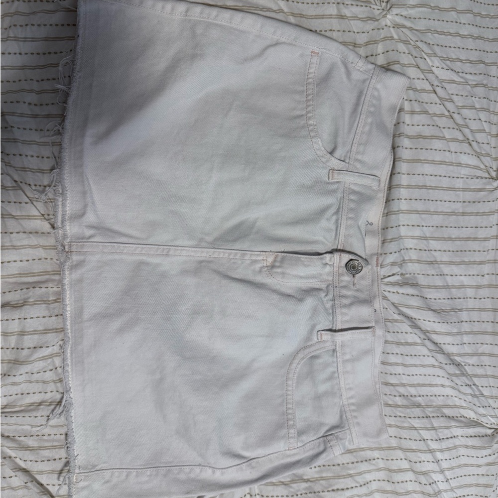 Old Navy White Denim Skirt